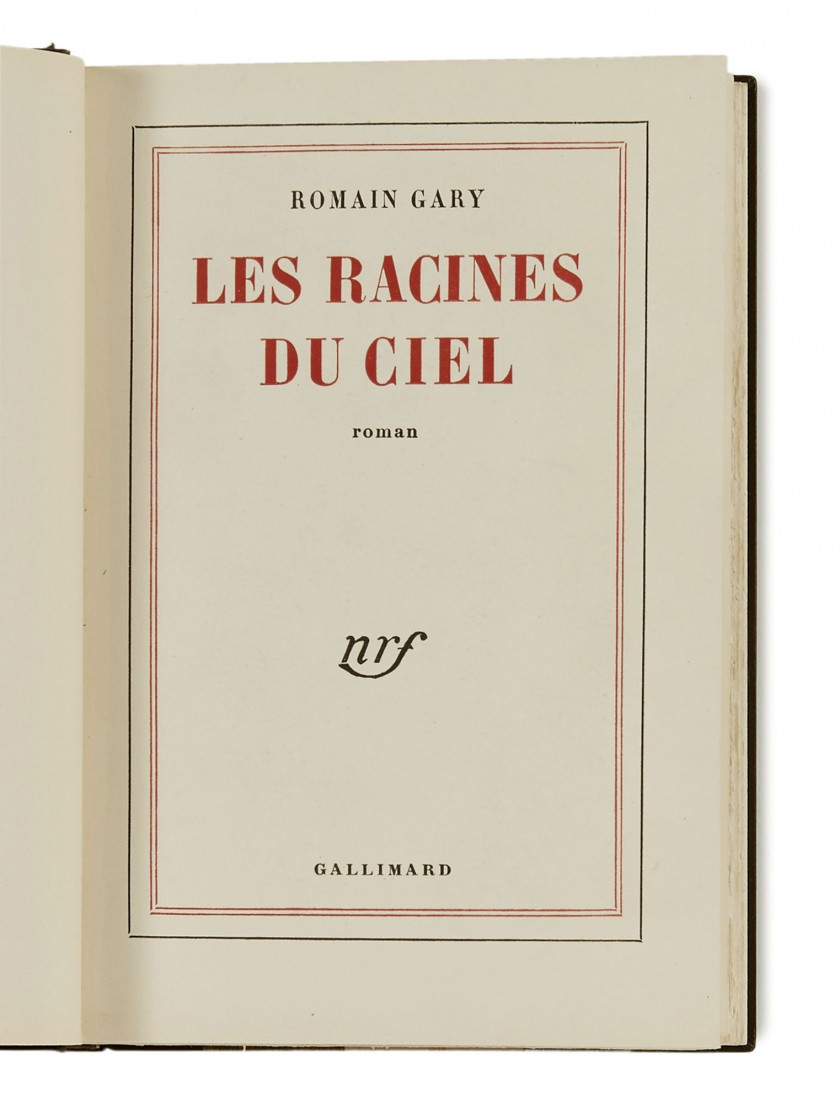 GARY (Romain)  Les Racines du ciel.