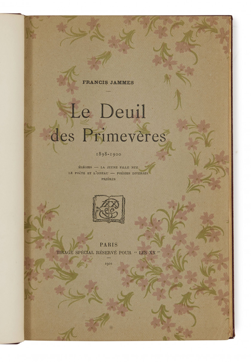 JAMMES (Francis)  Le Deuil des primevères.