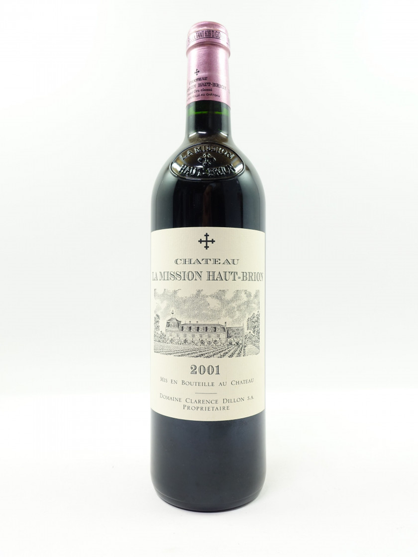1 bouteille CHÂTEAU LA MISSION HAUT BRION 2001 CC Pessac Léognan