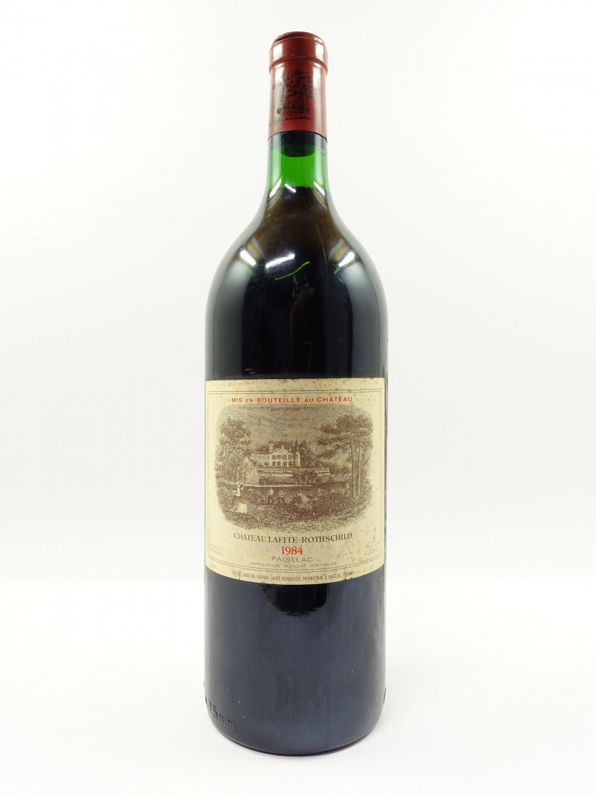 1 magnum CHÂTEAU LAFITE ROTHSCHILD 1984 1er GC Pauillac (étiquette abimée