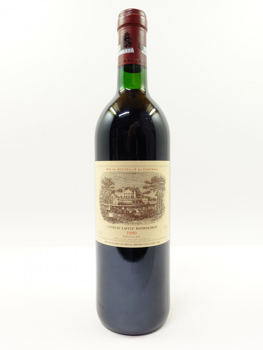 1 bouteille CHÂTEAU LAFITE ROTHSCHILD 1990 1er GC Pauillac (base goulot)