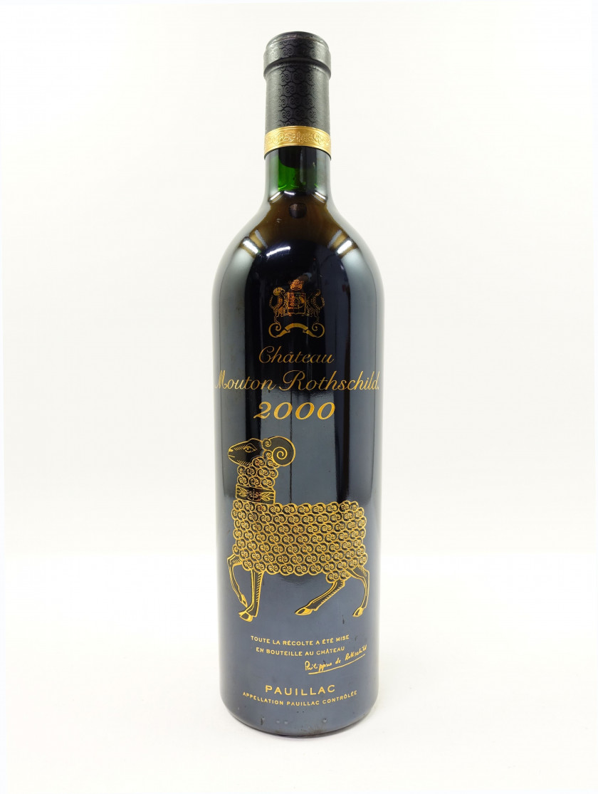 1 bouteille CHÂTEAU MOUTON ROTHSCHILD 2000 1er GC Pauillac (base goulot