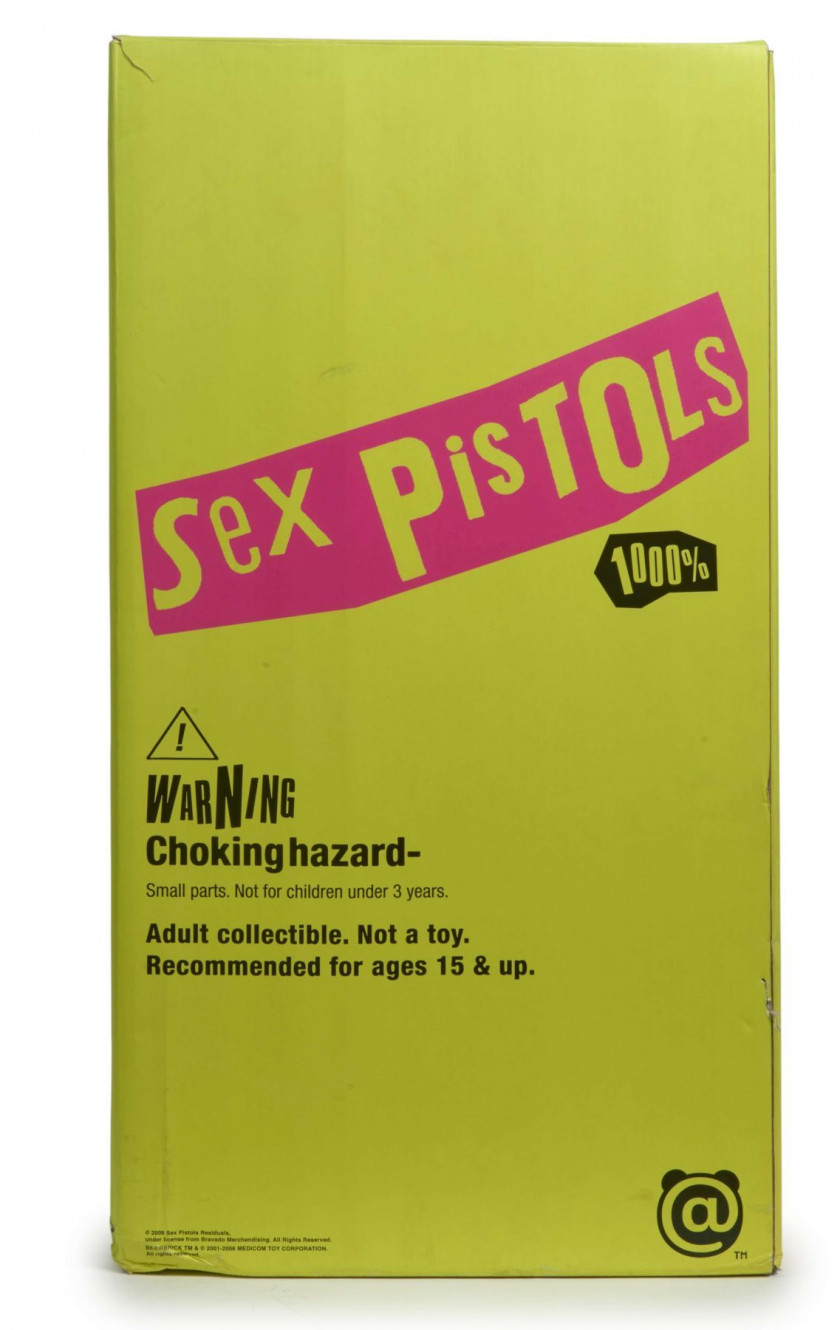 MEDICOM x Sex Pistols  Be@rBrick 1000% / Never Mind the Bollocks Here's the Sex Pistols - 2006 ABS peint et moulé