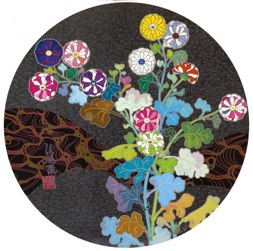 Takashi MURAKAMI (Japonais - Né en 1962) Architect of The Heart - 2011 Lithographie offset en couleurs