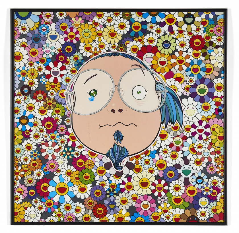 Takashi MURAKAMI (Japonais - Né en 1962) Ensemble de 3 estampes 3 lithographies offset en couleurs