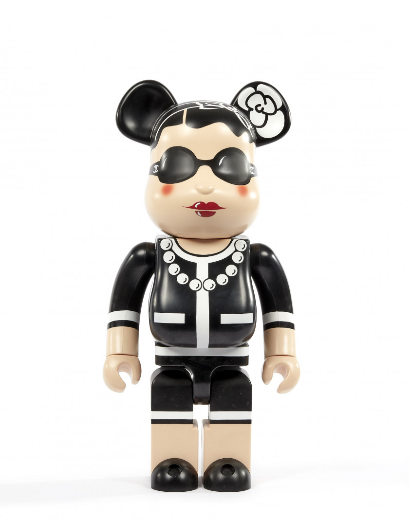 MEDICOM x CHANEL  Love is big, Love is Be@rbrick 1000% - 2007 ABS peint et moulé