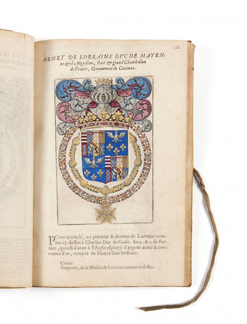 MORIN (Jacques)  Les Armes & Blasons des chevaliers de l'ordre du Sainct Esprit creez par Louis XIII Roy de France.