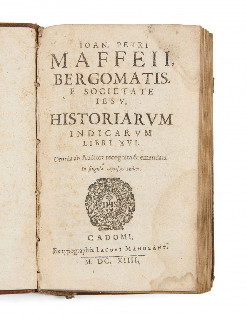 MAFFEI (Giovanni Pietro, père)  Historiarum Indicarum libri XVI.