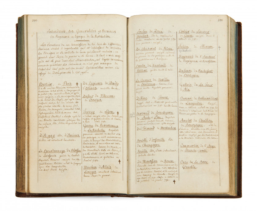 [MANUSCRIT.- RÉVOLUTION]  Etat de la France relativement à la noblesse et au militaire depuis le commencement de la Revolution et pe...