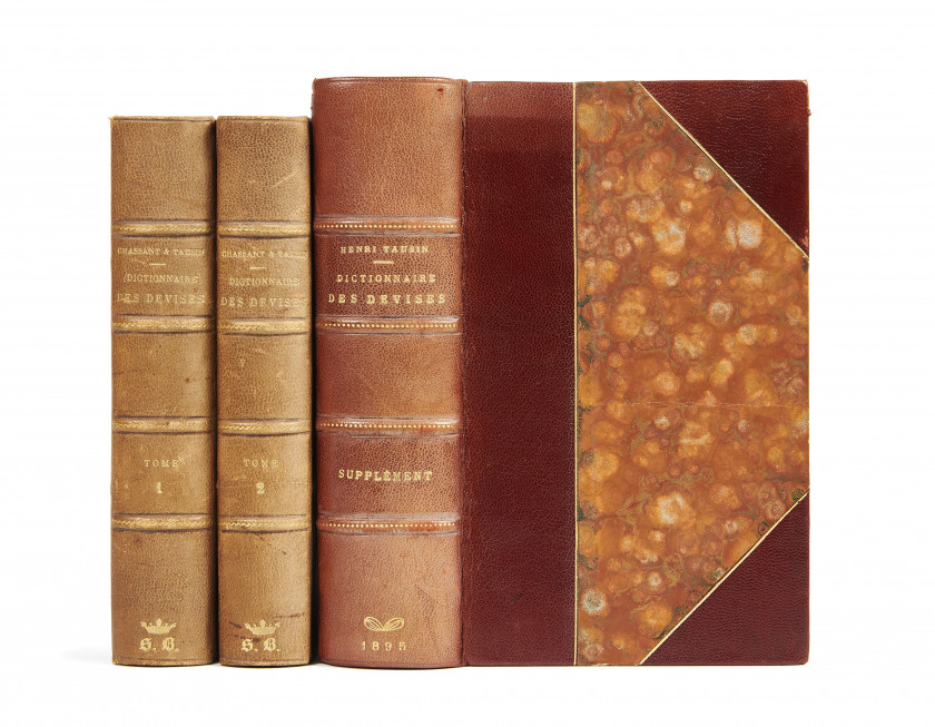 CHASSANT (Alphonse), TAUSIN (Henri)  Dictionnaire des devises historiques et héraldiques.