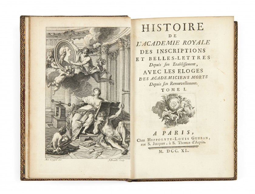 [ACADÉMIE]  Histoire de l'académie royale des inscriptions et belles-lettres.