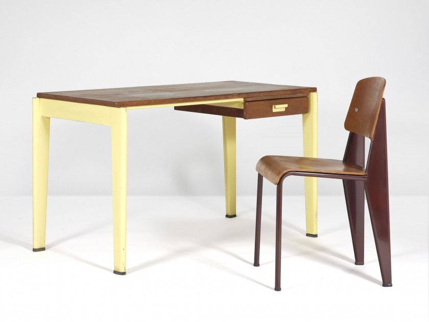 Jean PROUVÉ 1901-1984 Bureau «Dactylo» - circa 1950