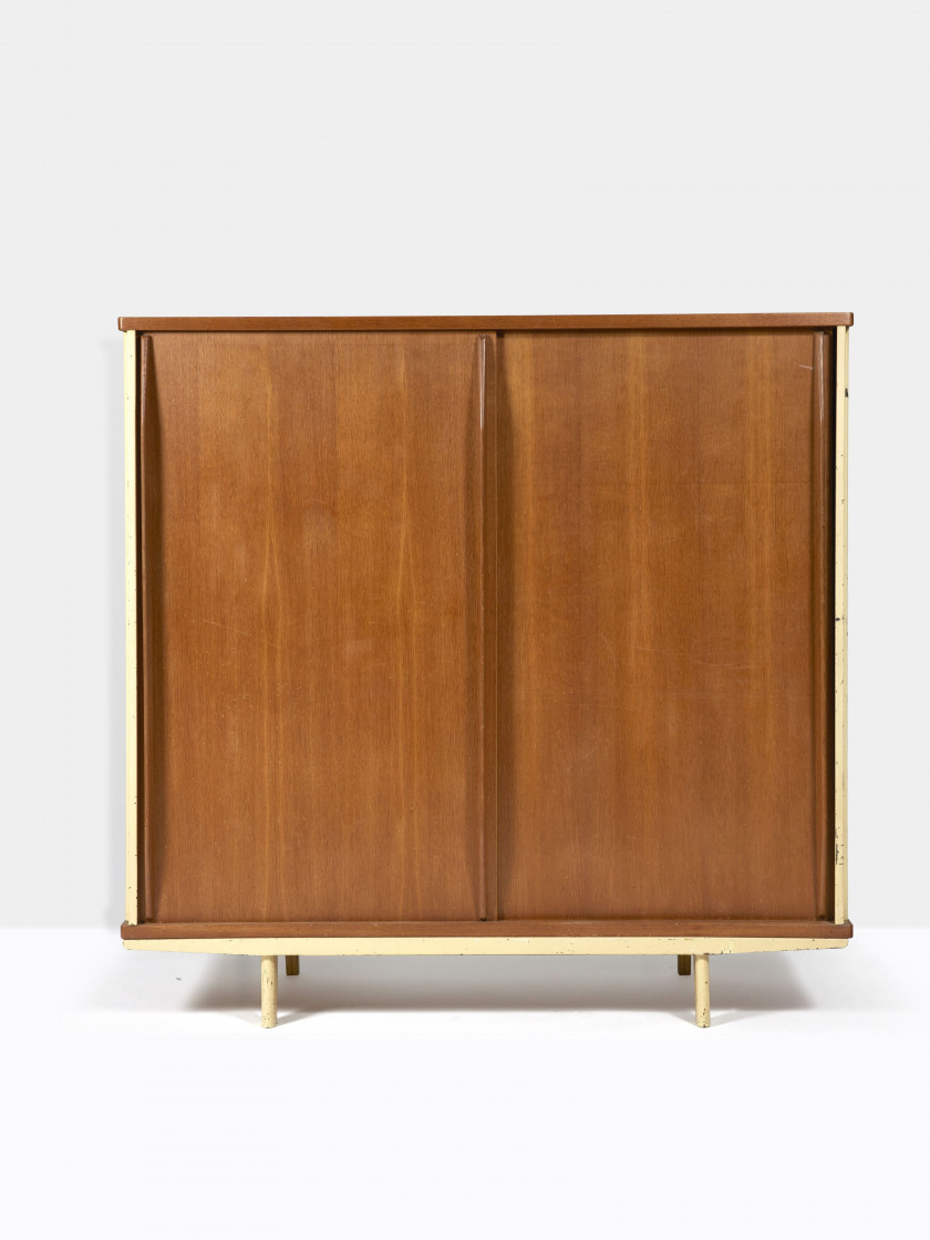 Jean PROUVÉ 1901-1984 Armoire «n° 100» - circa 1952