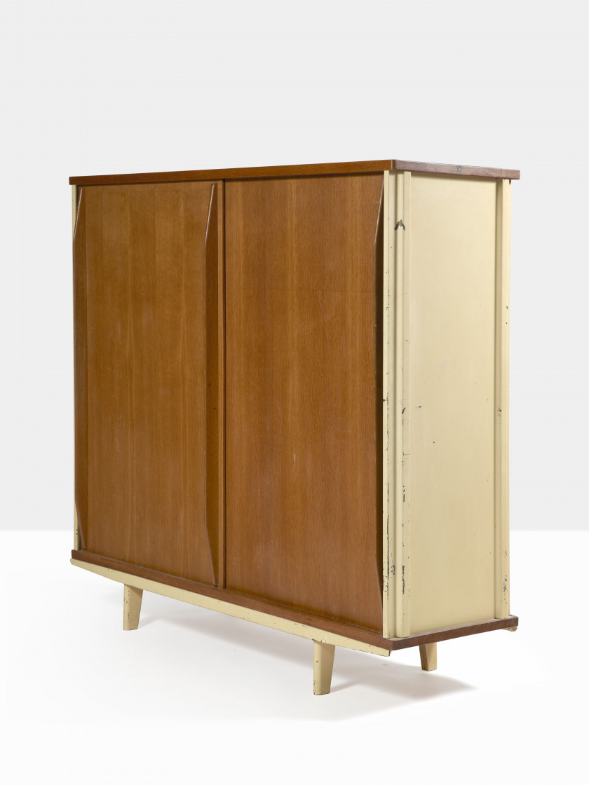 Jean PROUVÉ 1901-1984 Armoire «n° 100» - circa 1952