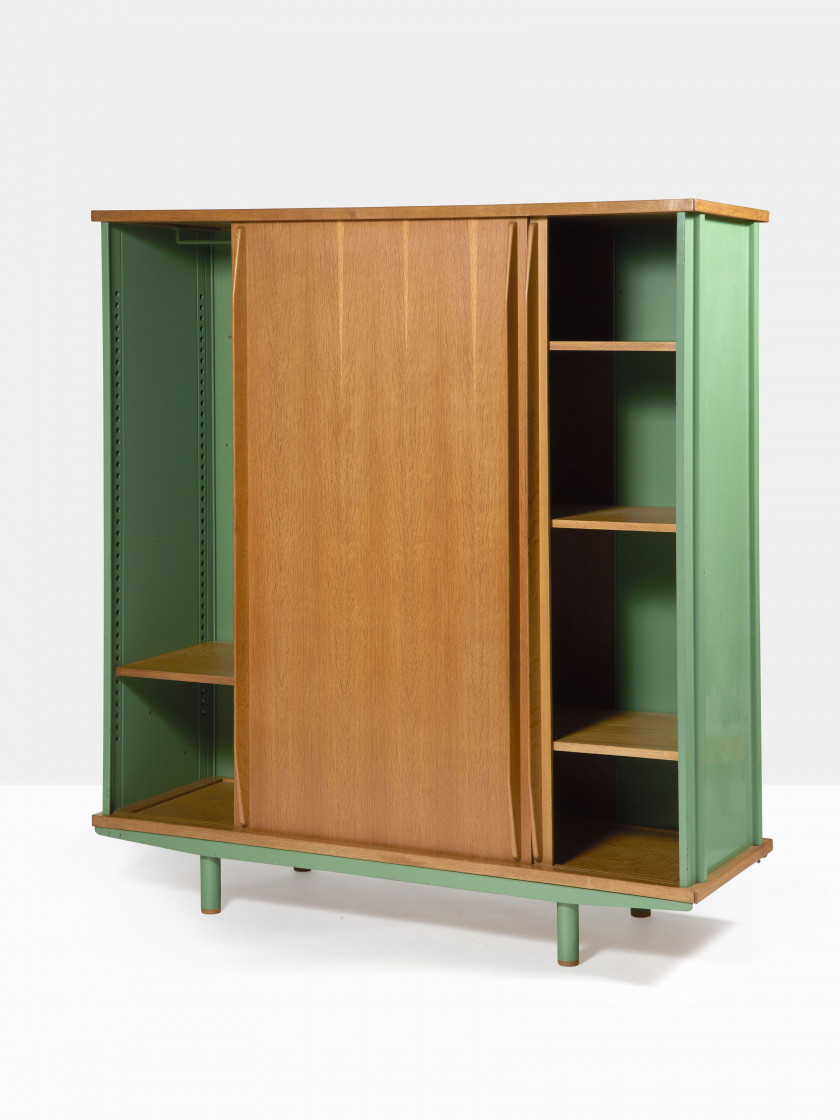 Jean PROUVÉ 1901-1984 Armoire modèle «AG 11» - circa 1950