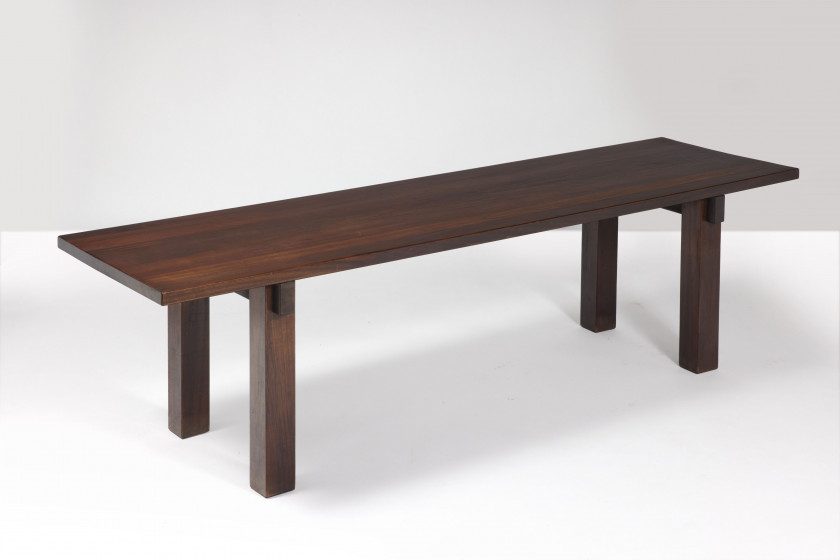 Charlotte PERRIAND 1903-1999 Table «Brazil» - le modèle créé circa 1970