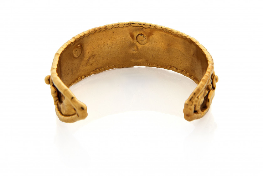 Jean MAHIE  Bracelet "Charming Monster" - circa 1980 Or 18k