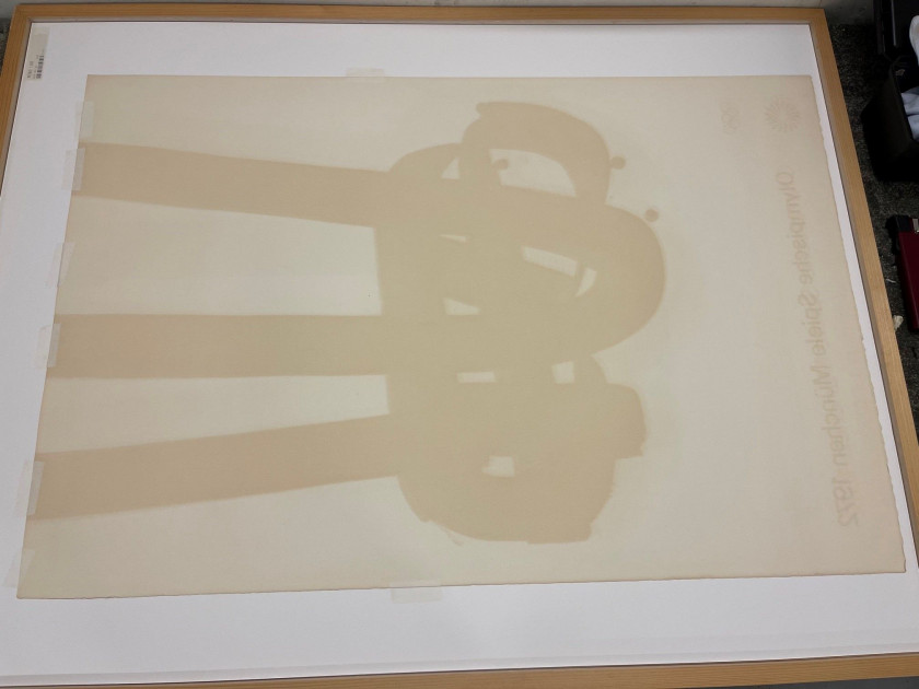 Pierre SOULAGES (Français, Né en 1919) Lithographie n°29 - 1972 Lithographie en noir sur Vélin d'Arches