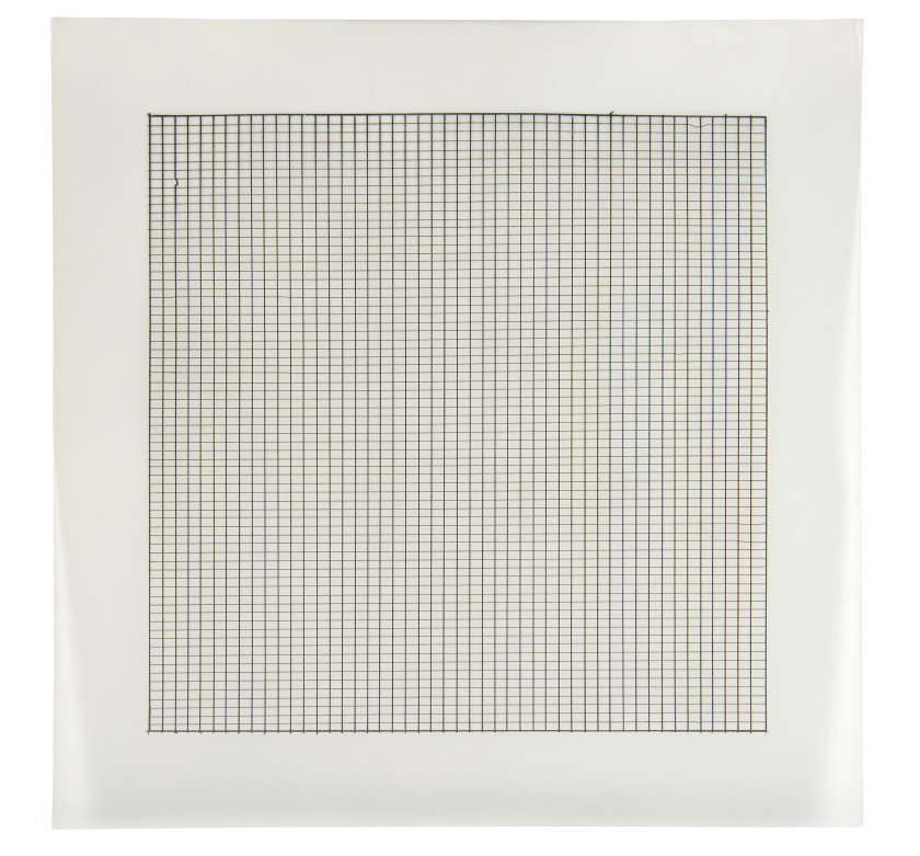 Agnès MARTIN (1912 - 2004) Paintings and drawings 1974/1990 - 1991 Suite de 10 lithographies, libres, sur papier de type calque