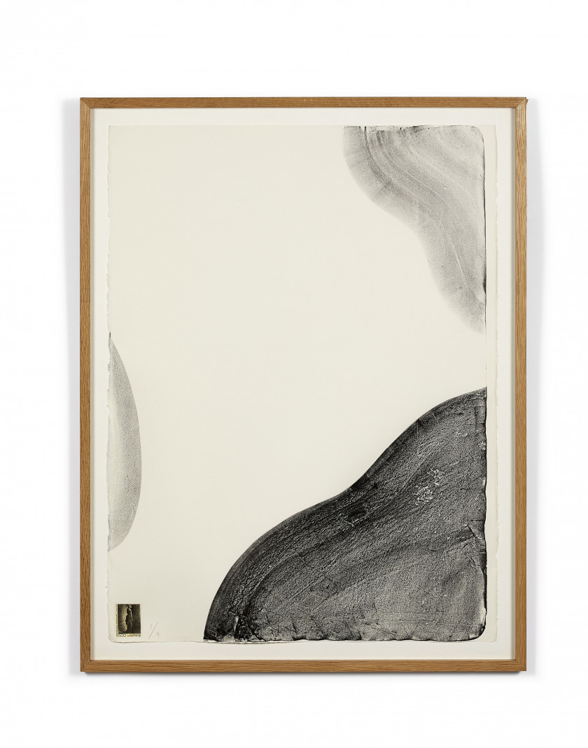 James BROWN (1951 - 2020) Suite Seurat I-V - 1992 La suite de 5 lithographies en noir