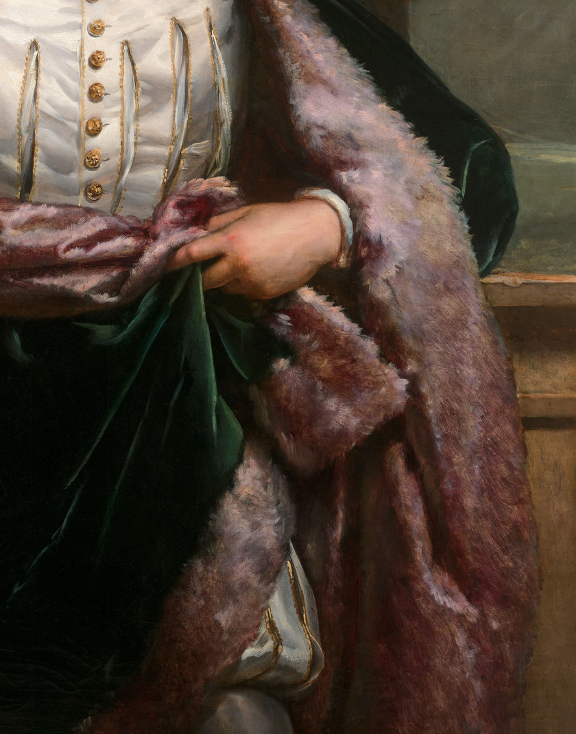 ¤ François Pascal Simon, baron GÉRARD Rome, 1770 - Paris, 1837 Portrait de Henry Seymour (1776-1849) en habit paré Huile sur toile
