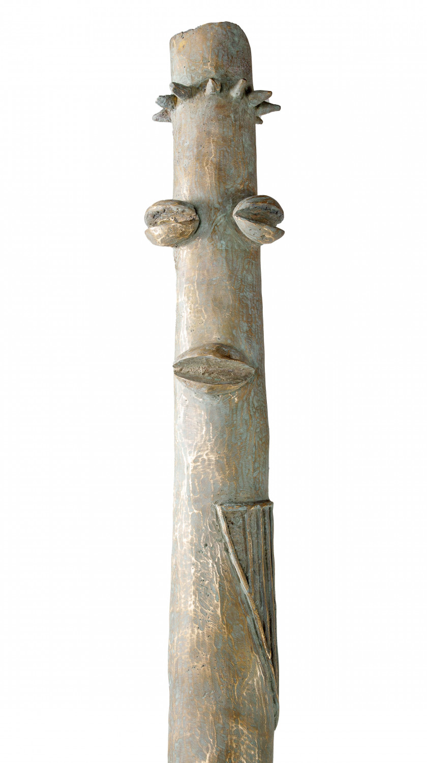 Siriki KY né en 1953 - Burkina Faso Le Naaba, 2019 Bronze, pièce unique