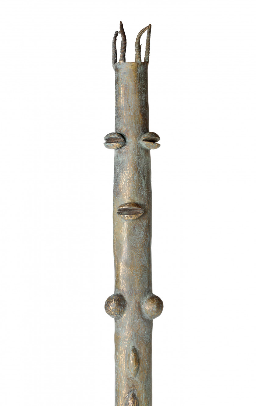 Siriki KY né en 1953 - Brukina Faso La Reine Mère, 2019 Bronze, pièce unique