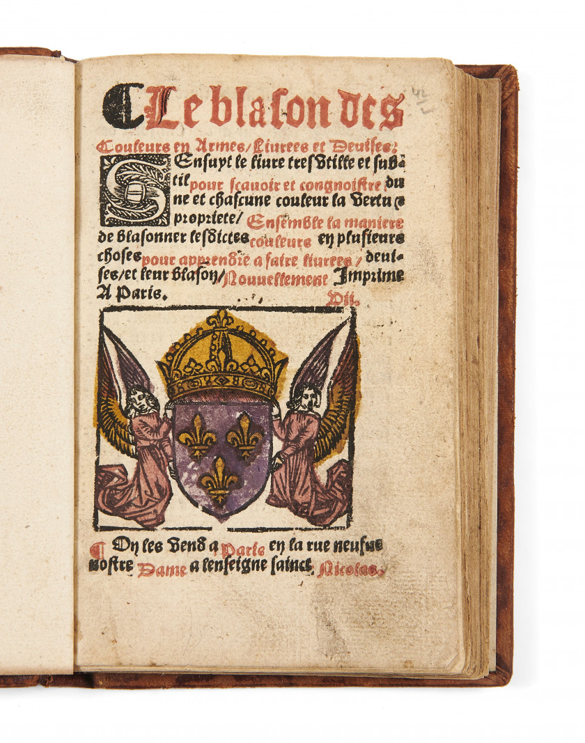 [SICILE (Jean Courtois de Mons,dit le héraut)]  Le Blason des couleurs en armes, livrées et devises […].