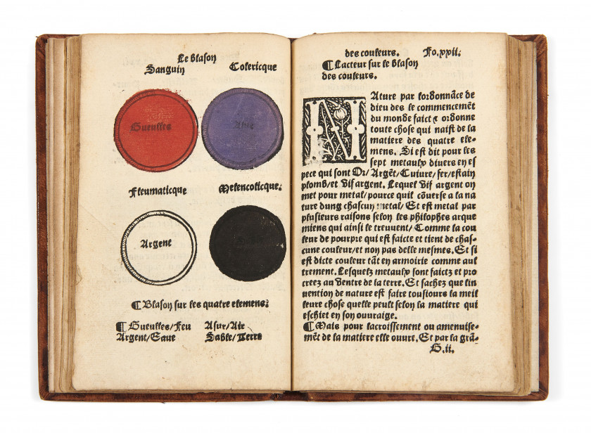 [SICILE (Jean Courtois de Mons,dit le héraut)]  Le Blason des couleurs en armes, livrées et devises […].