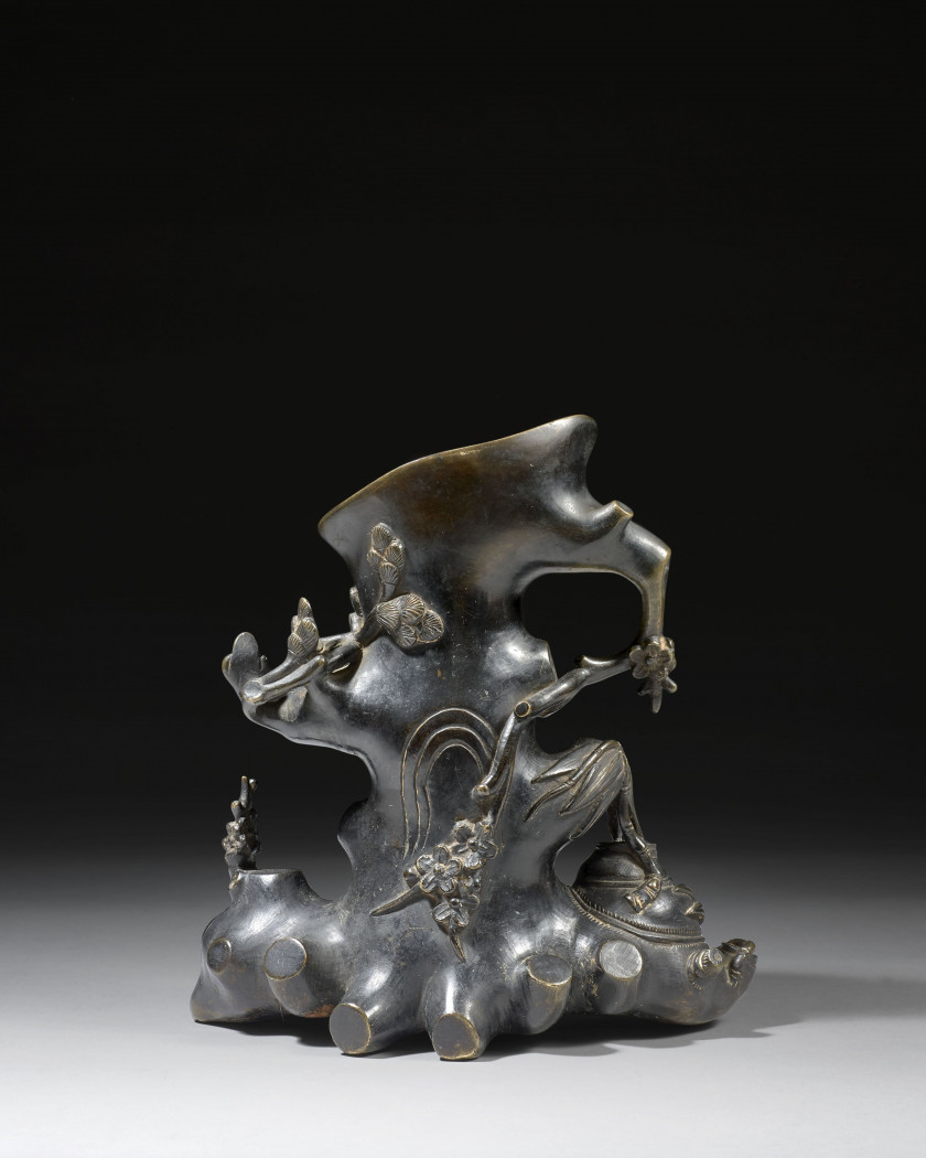 VASE EN BRONZE, Chine, dynastie Qing, XIXe siècle