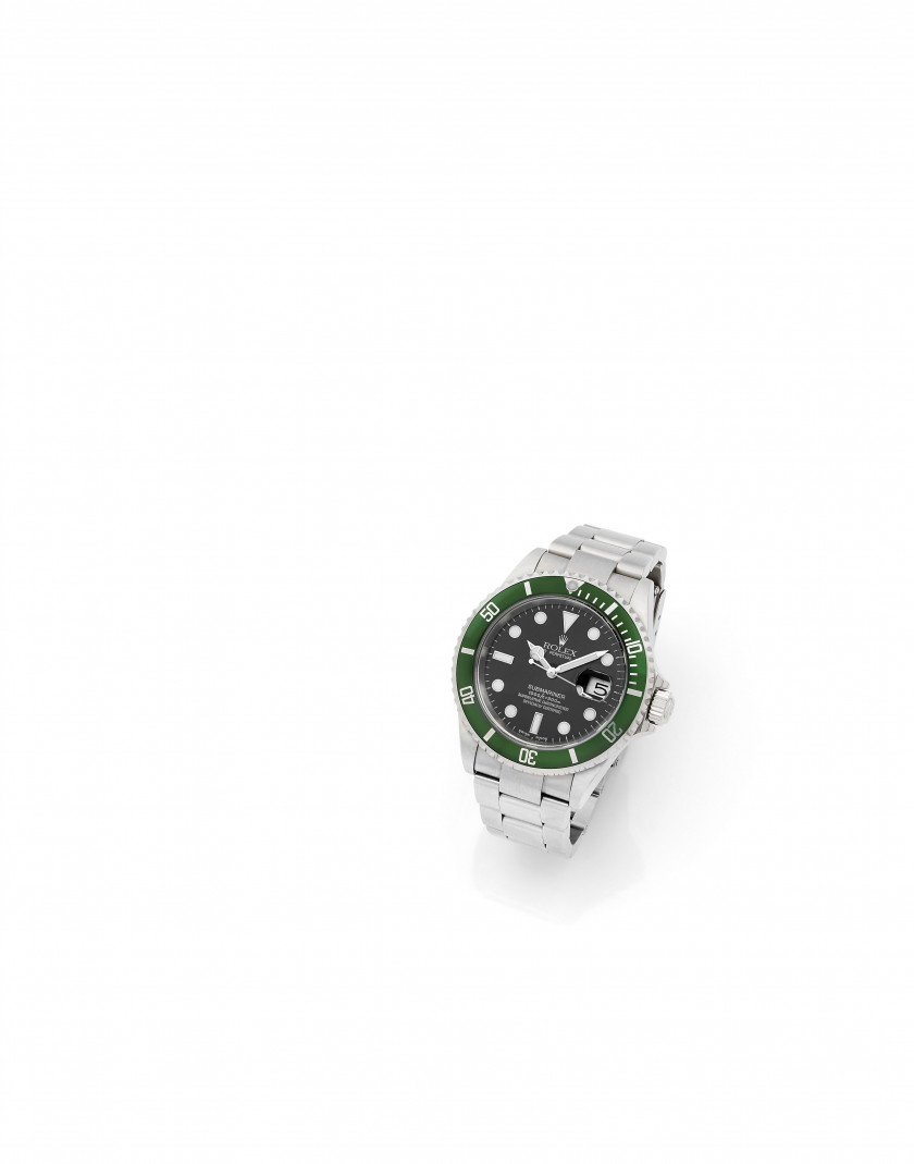 ROLEX  Submariner "Kermit", ref. 16610LV, n° F136610