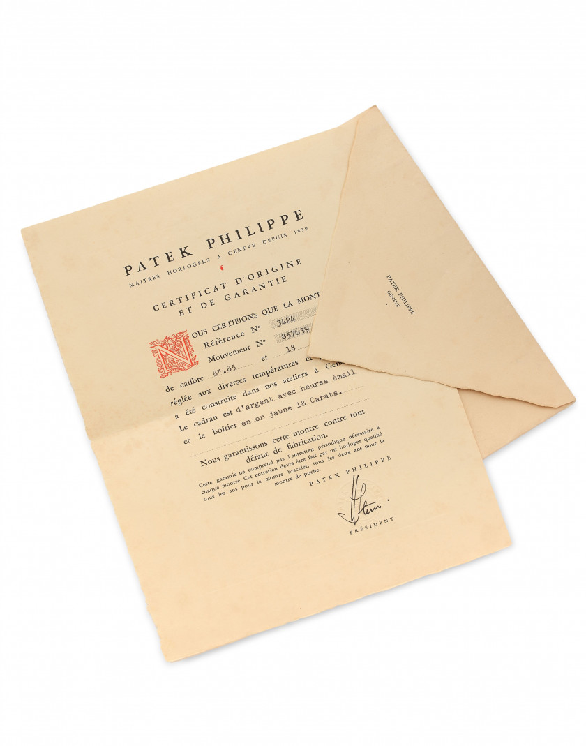 PATEK PHILIPPE  Ref. 3424, n° 857639