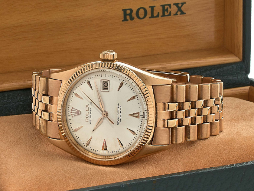 ROLEX  Datejust "Ovetone", ref. 6305, n° 111487