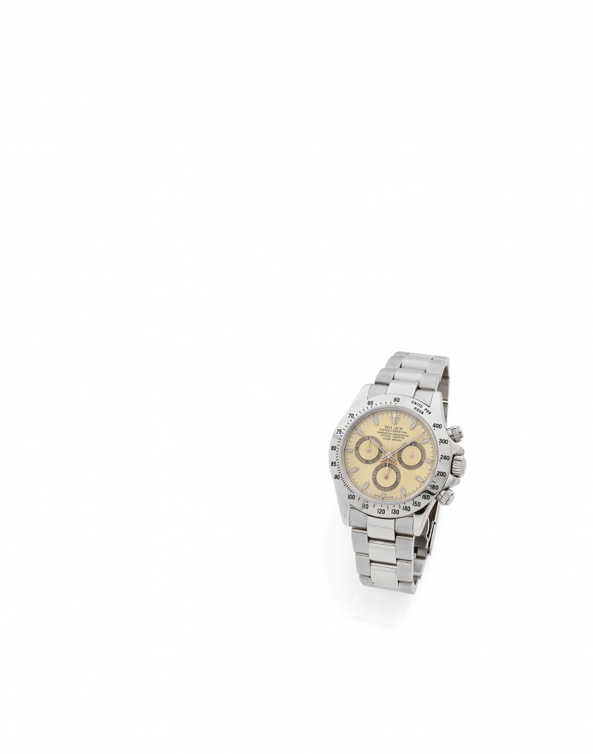 ROLEX  Daytona "Greek lemon cream dial", ref. 116520, n° P488615