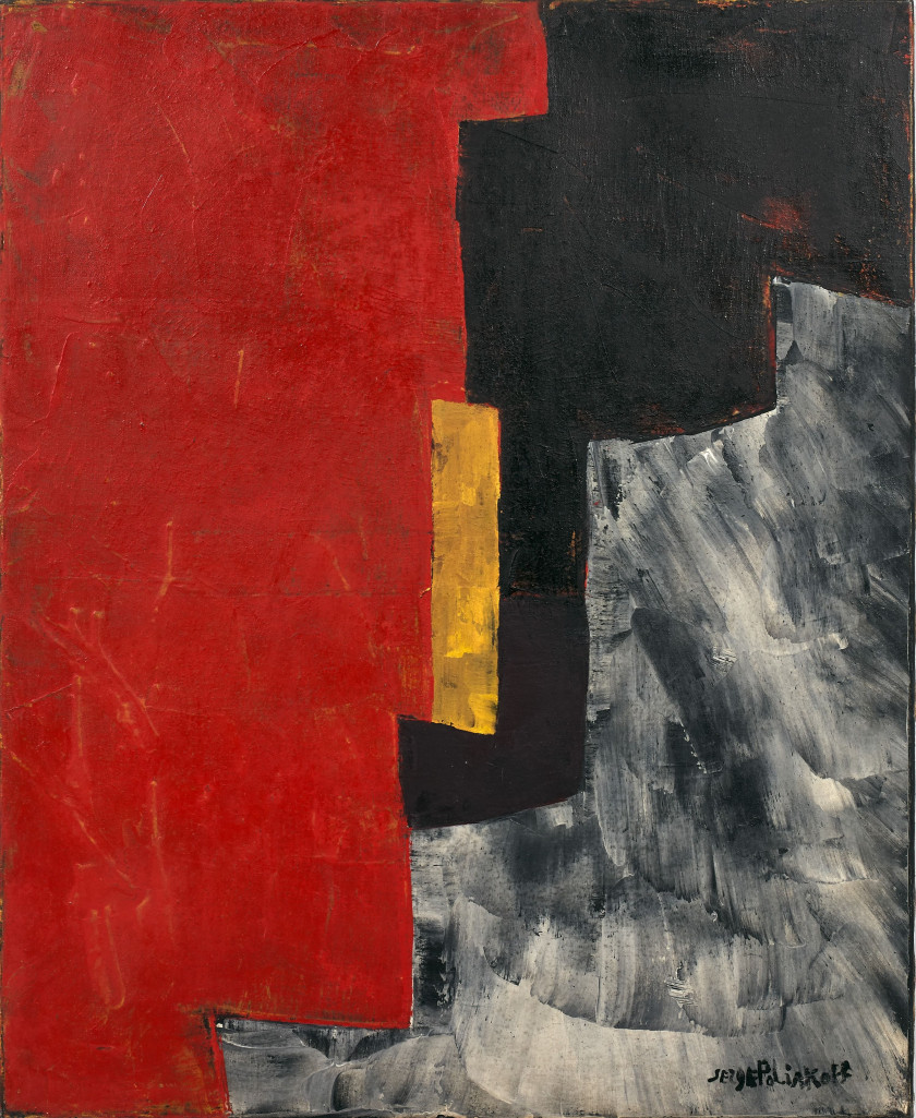 Serge POLIAKOFF (1900 - 1969) COMPOSITION ABSTRAITE - 1959 Huile sur toile