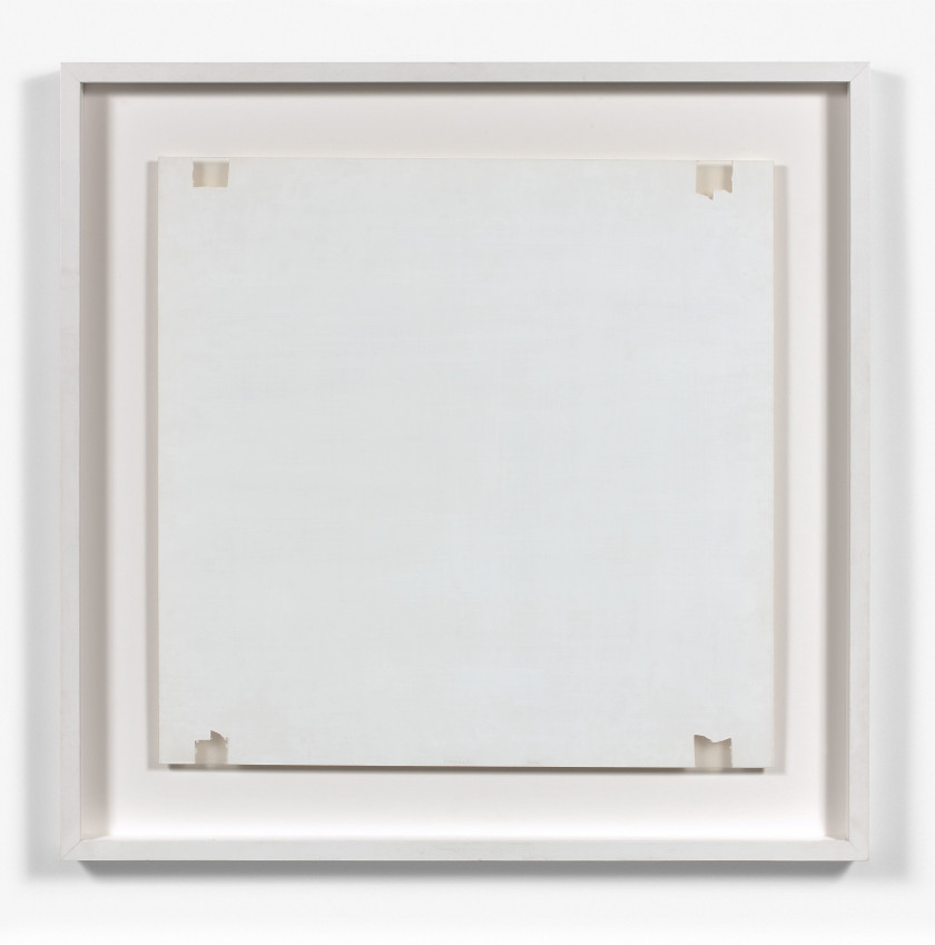 Robert RYMAN (1930 - 2019) UNTITLED - 1969 Acrylique sur fibre de verre