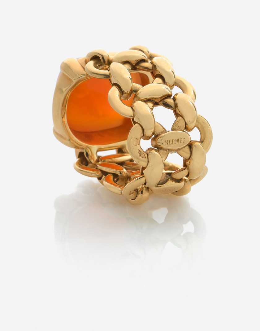 HERMES  Bague souple