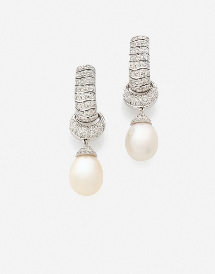 Paire de pendants d'oreilles