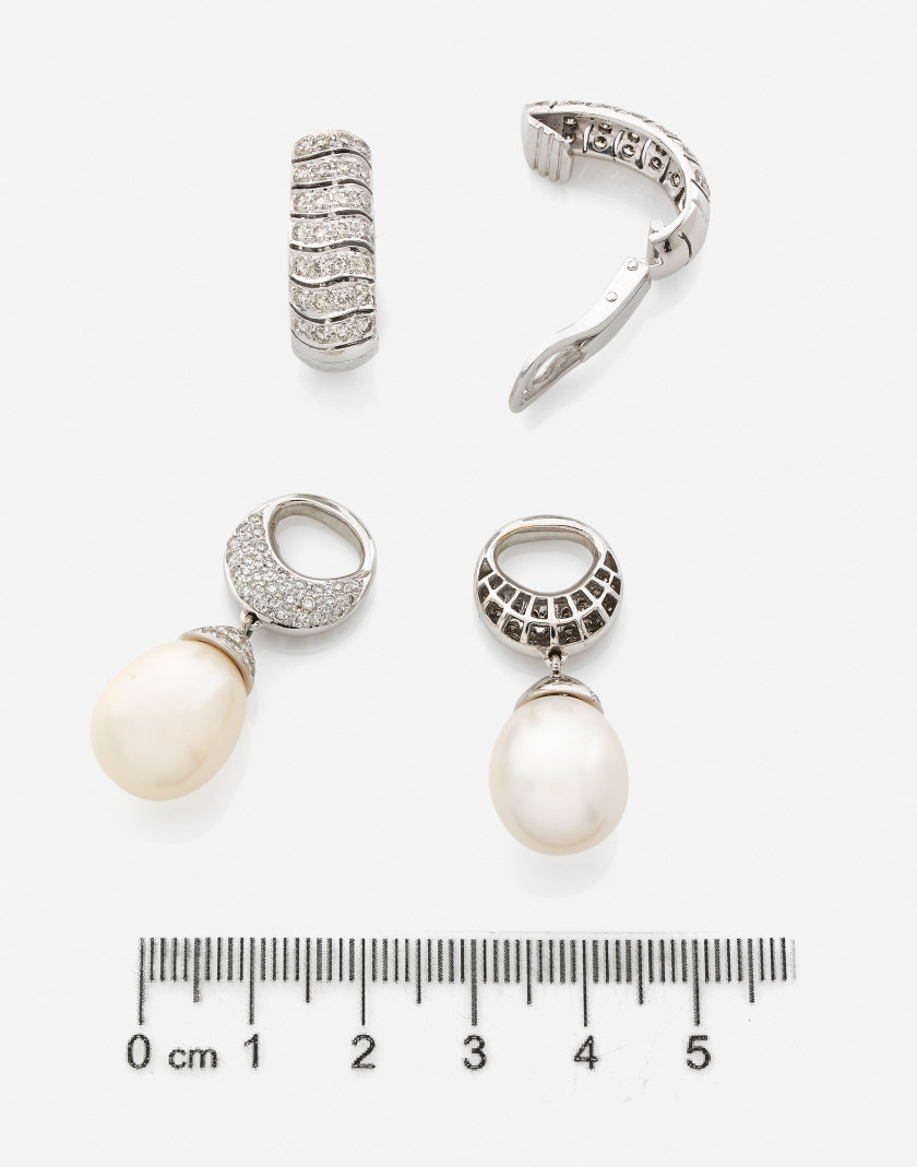 Paire de pendants d'oreilles