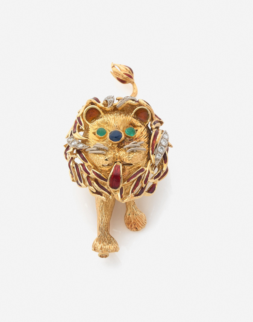 KUTCHINSKY  Clip de corsage "Lion"