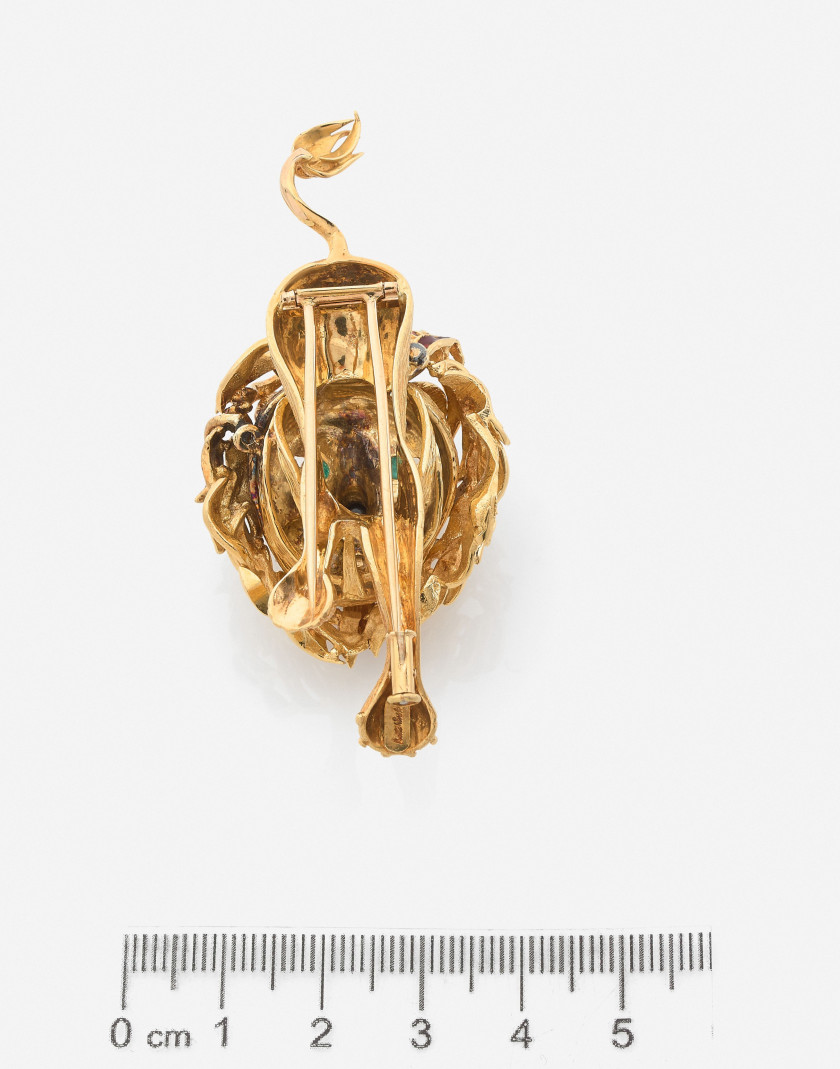 KUTCHINSKY  Clip de corsage "Lion"