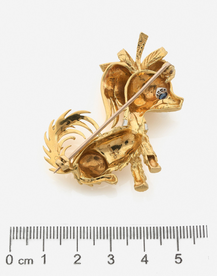 KUTCHINSKY  Broche "Chien"