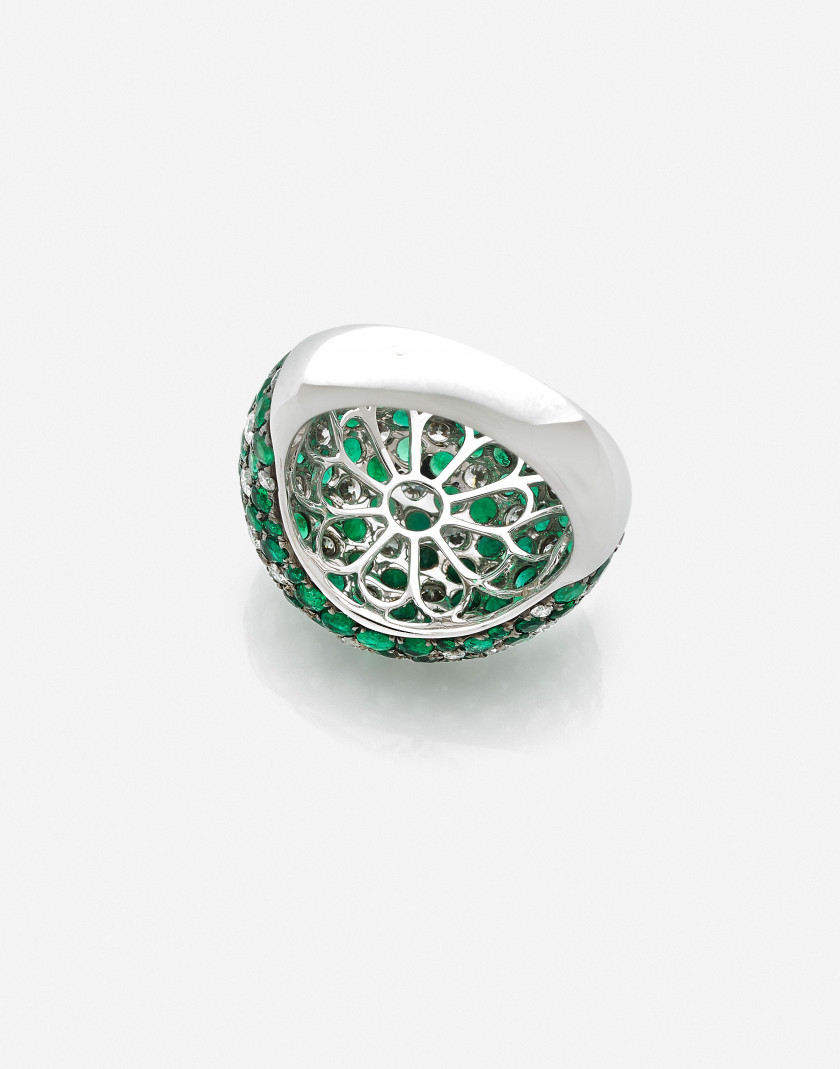 Bague bombée