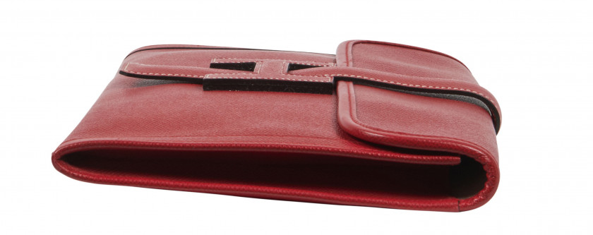 HERMÈS  Pochette JIGE Veau Epsom rouge  JIGE clutch Red Epsom calfskin leather  ****