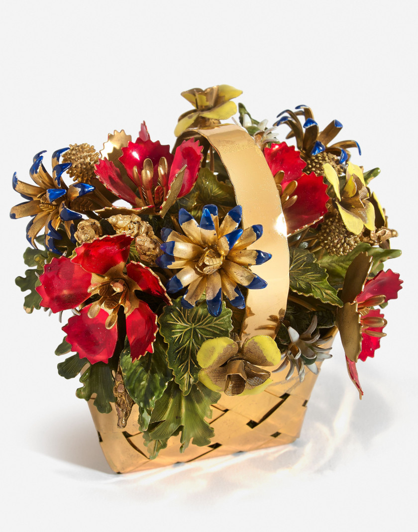 CARTIER  Panier de fleurs