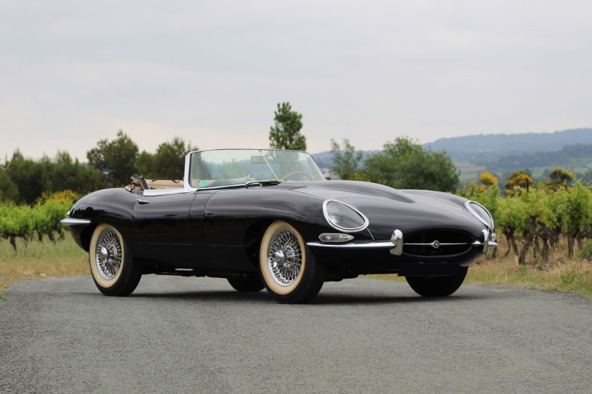 1962 Jaguar Type E 3.8L Roadster Plancher Plat