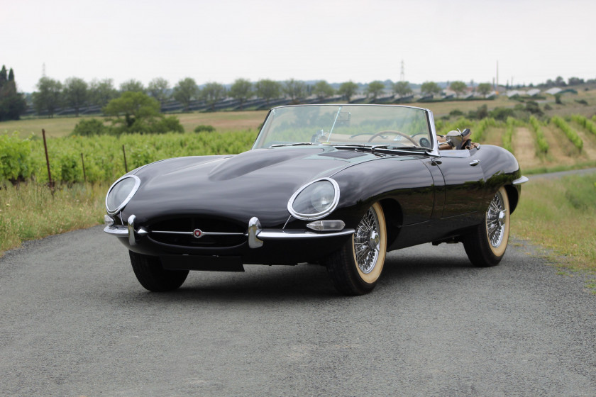 1962 Jaguar Type E 3.8L Roadster Plancher Plat