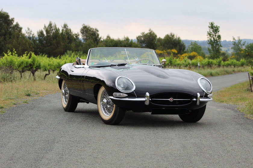 1962 Jaguar Type E 3.8L Roadster Plancher Plat