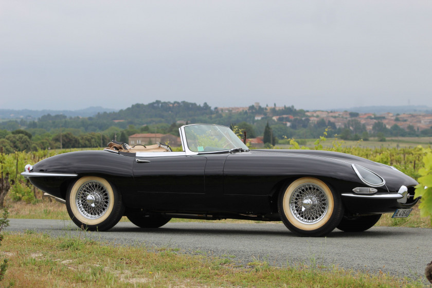 1962 Jaguar Type E 3.8L Roadster Plancher Plat