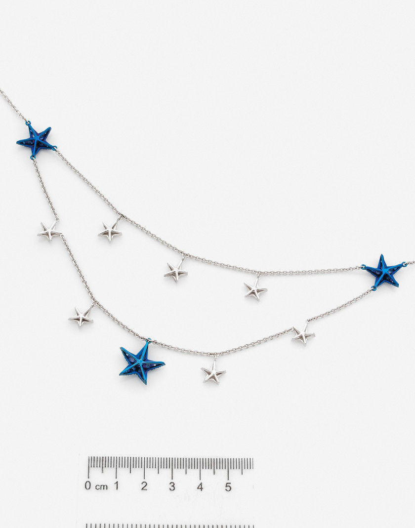 Margherita BURGENER  Collier "Etoiles" inspiré par la Constellation Vela